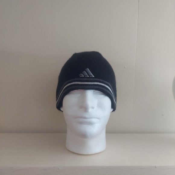 Dark Green/Brown Adidas Beanie Hat - Picture 1 of 5